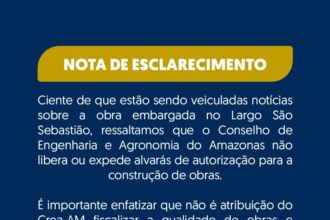 Nota de esclarecimento – CREA-AM