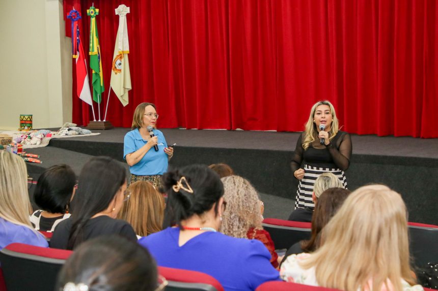 Profissionais da educação infantil da Prefeitura de Manaus participam da 1ª oficina ‘Unidade Amiga da Primeira Infância’