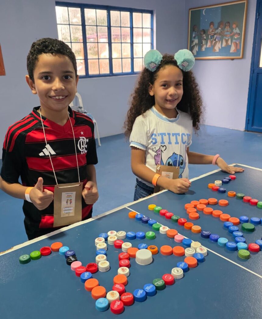 Colônia de férias no ‘Quintal do Parque’ promove arte, sustentabilidade e integração familiar