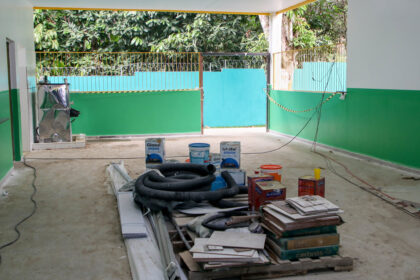 Equipe da prefeitura acompanha fase final de reforma em escolas municipais