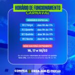 Horário de funcionamento do Crea-AM