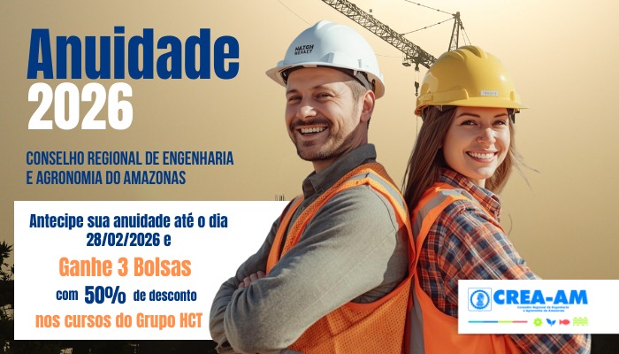 Profissionais em dia com a anuidade 2026 garantem três bolsas de estudo com 50% de desconto