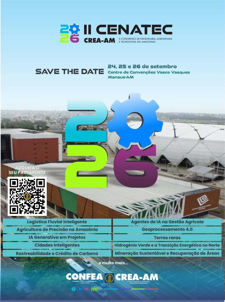 CENATEC 2026: maior congresso de engenharia e agronomia da Região Norte está com inscrições abertas