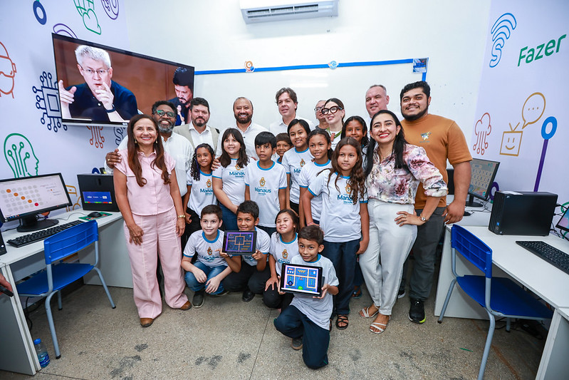 Escola da prefeitura recebe novo ponto de inclusão digital