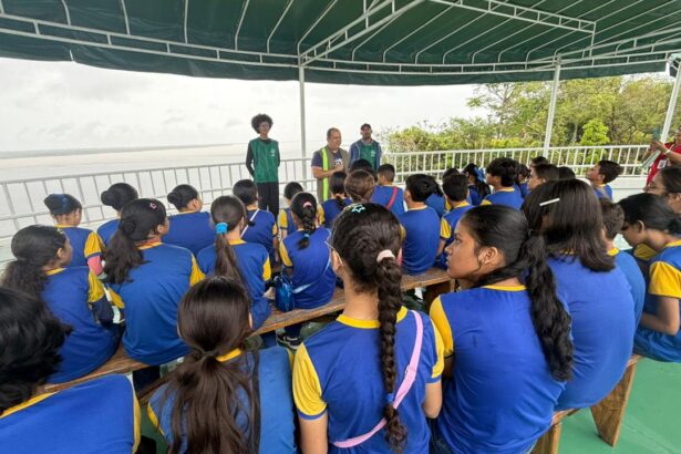 Estudantes da Prefeitura de Manaus visitam o Instituto Soka Amazônia