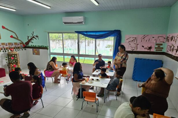 Creche municipal promove manhã de afeto e integração entre famílias e crianças em Manaus