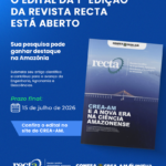 CREA-AM abre chamada para submissão de artigos científicos para a Revista RECTA 2026