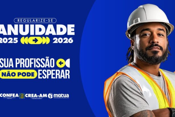 Crea-AM facilita regularização das anuidades de 2025 e 2026 com opções de parcelamento