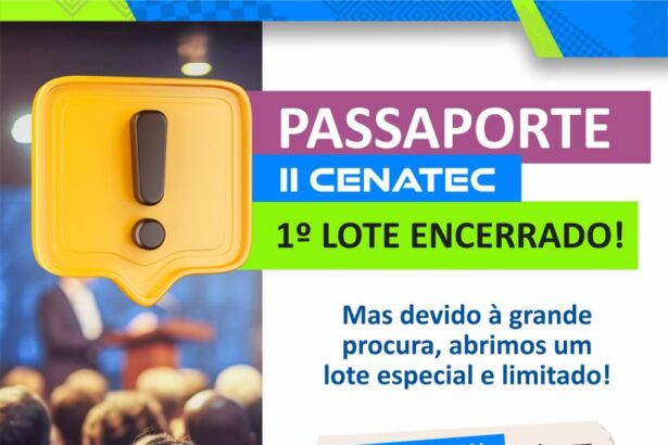 Primeiro lote do CENATEC 2026 esgota e evento abre lote especial até 2 de agosto