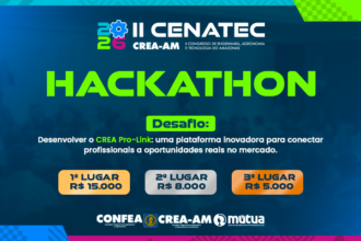 II CENATEC: Crea-AM lança desafio de inovação com R$ 28 mil em premiações; veja como participar